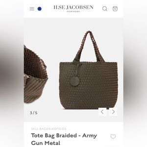 Isle Jacobsen Elegant Woven Tote Bag